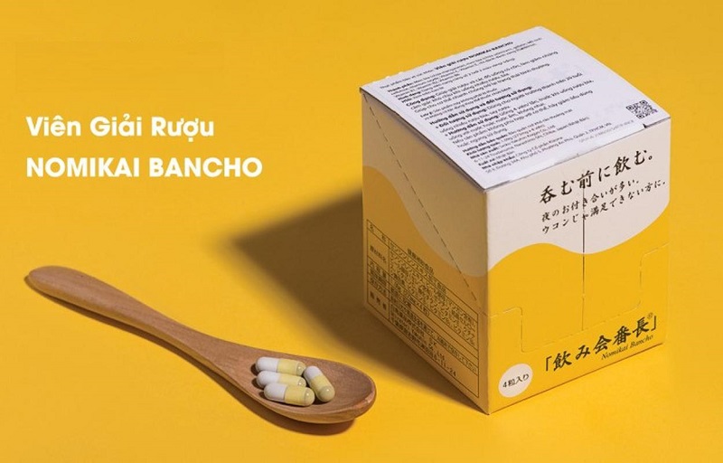 Thực phẩm chức năng giải rượu Nomikai Bancho Plus One. (Ảnh: Sưu tầm Internet)