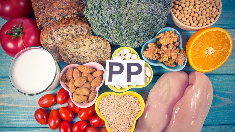 Bổ sung chất dinh dưỡng thông qua thực phẩm giàu vitamin PP.  (Ảnh: Sưu tầm Internet)