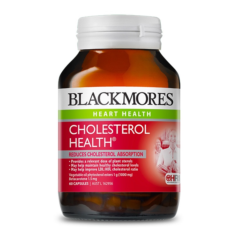 Thực phẩm chức năng giảm mỡ máu Blackmores Cholesterol Health. (Ảnh: Sưu tầm Internet)