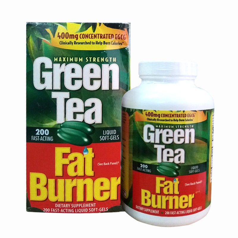 Thực phẩm chức năng giảm cân Green Tea Fat Burner. (Ảnh: Sưu tầm Internet)