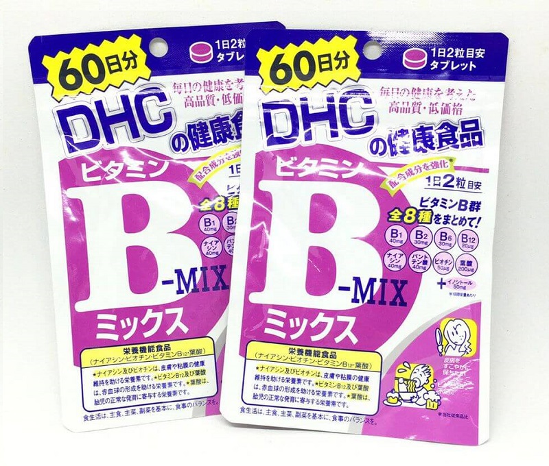 Dược phẩm bổ sung dạng viên uống DHC Vitamin B Tổng Hợp. (Ảnh: Sưu tầm Internet)