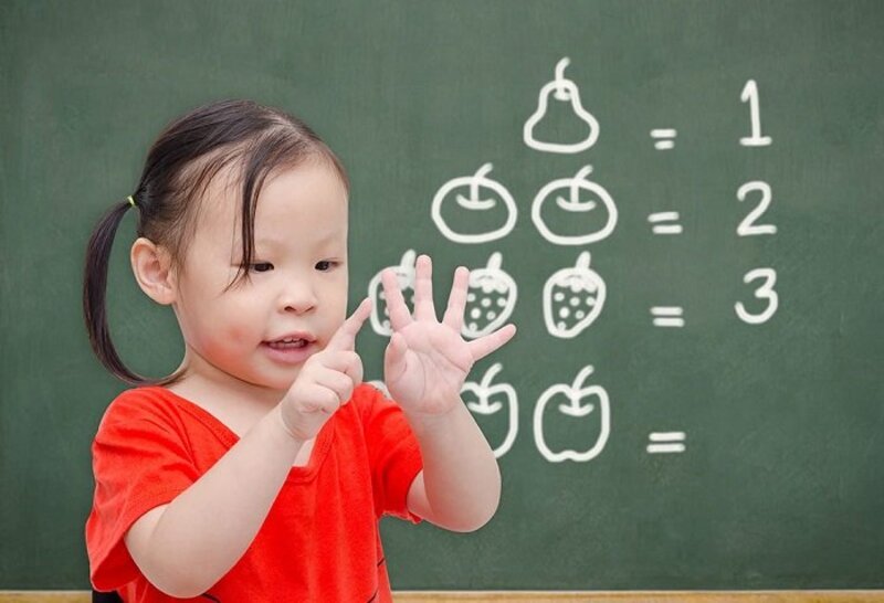 Các bậc phụ huynh nên cho trẻ học số đếm trong phạm vi 5 vào thời điểm nào? (Nguồn ảnh: Sưu tầm internet)