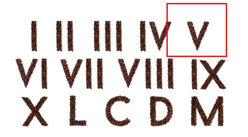 Roman V có giá trị bao nhiêu?  Sự thật thú vị về chữ số La Mã V