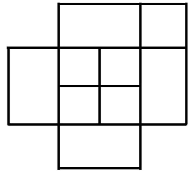 Đếm số hình vuông theo yêu cầu (Nguồn ảnh: Sưu tầm internet)