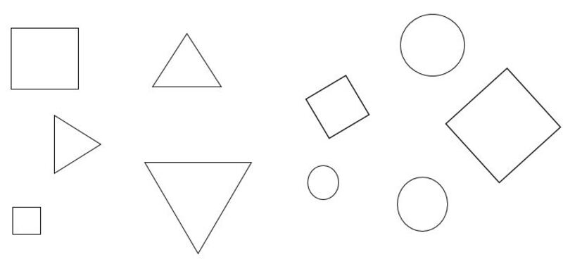 Khoanh vào hình tam giác (Nguồn ảnh: Sưu tầm internet)