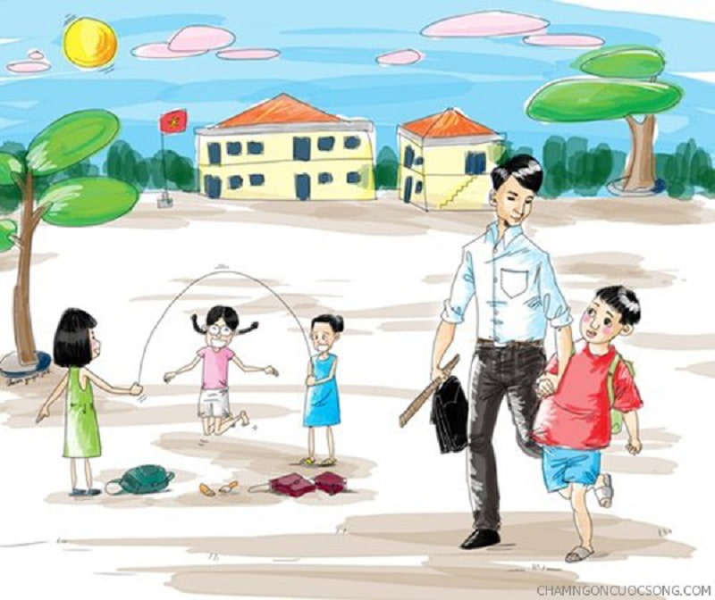 SGK Mĩ Thuật 5  Bài 11 Vẽ tranh  Vẽ tranh đề tài ngày nhà giáo Việt Nam 20   11