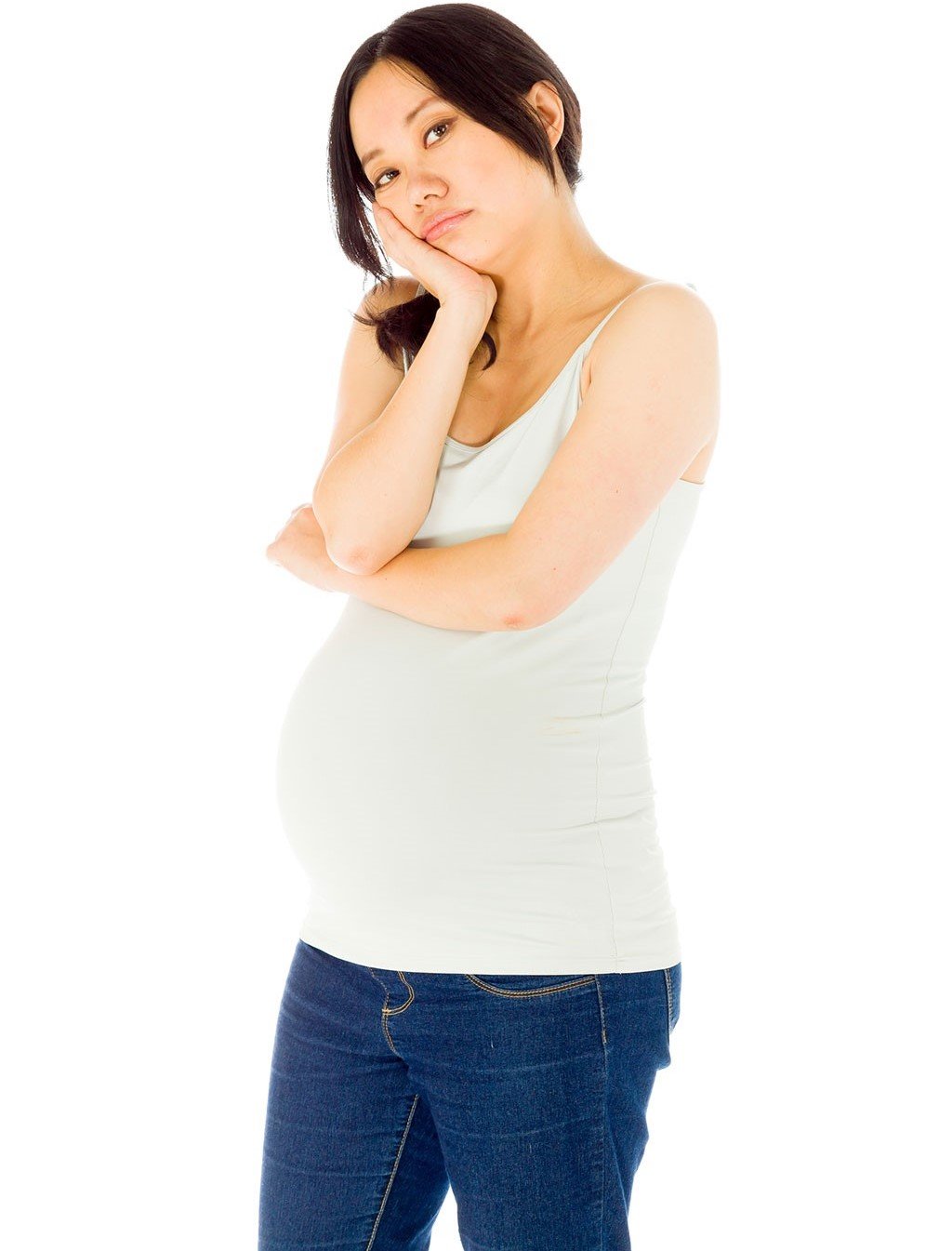 Các cơn co thắt tử cung thường xuất hiện trong tuần thai này.  (Ảnh: Sưu tầm Internet)