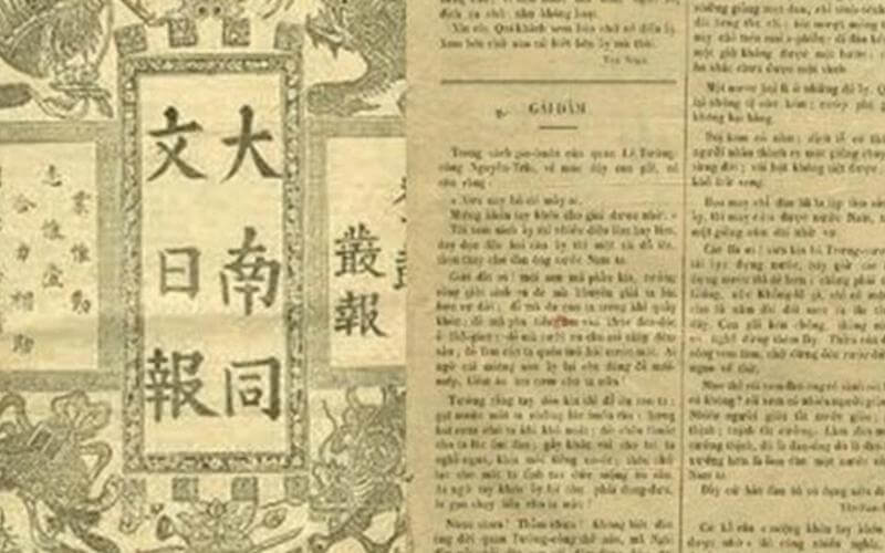 Triều đình nước ta quăng quật ganh đua chữ Hán năm 1919. (Ảnh: thuế tầm Internet) 