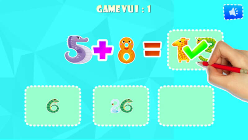 Trò chơi toán học lớp 4 sẽ giúp các bé tiếp thu kiến thức chủ động hơn. (Ảnh: Sưu tầm Internet)