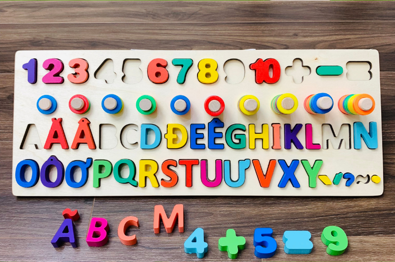 Bảng chữ cái tiếng việt là bài học cho bé 3 tuổi học ngôn ngữ tốt hơn.  (Ảnh: Sưu tầm Internet)