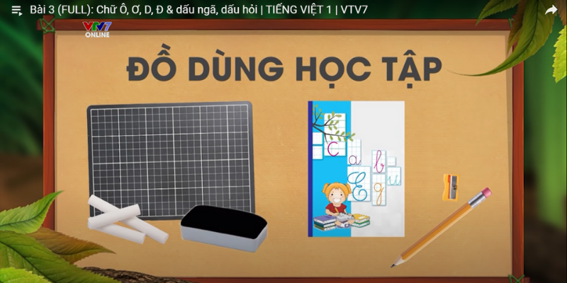 Dạy Tiếng Việt lớp 1 tốt.  (Ảnh: VTV7)