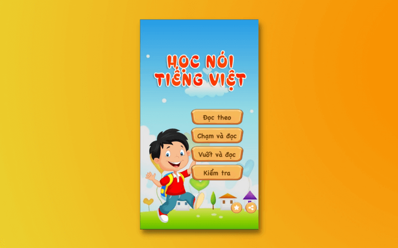 Các ứng dụng học chữ giúp các bé củng cố nền tảng tiếng Việt. (Ảnh: Sưu tầm Internet)