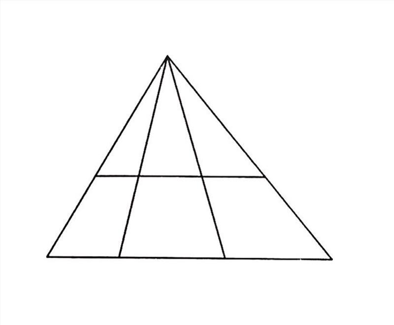 Học toán đếm hình tam giác như thế nào? (Nguồn ảnh: Sưu tầm internet)