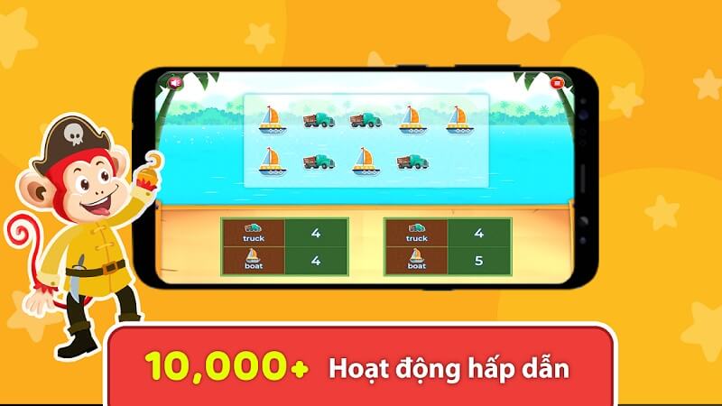 Cùng Monkey Math khai phá tiềm năng của trẻ. (Ảnh: Sưu tầm Internet)