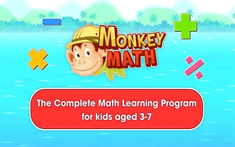 Toán thật dễ với Monkey Math. (Ảnh: Sưu tầm Internet)