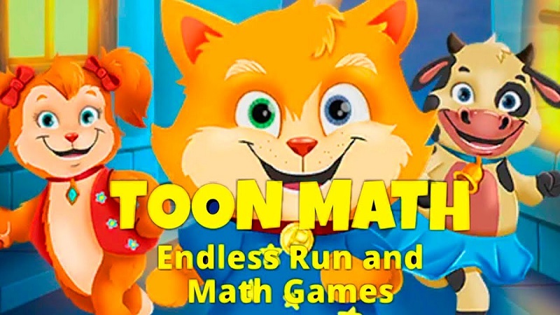 Học toán qua trò chơi Toon Math Runner. (Ảnh: Sưu tầm Internet) 