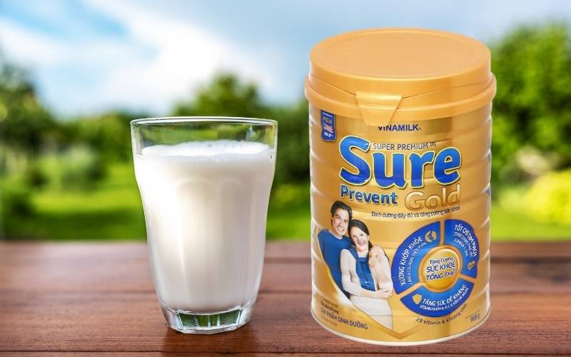 Sữa Sure Prevent chứa nhiều thành phần dinh dưỡng. (Ảnh: Monkey.edu.vn)
