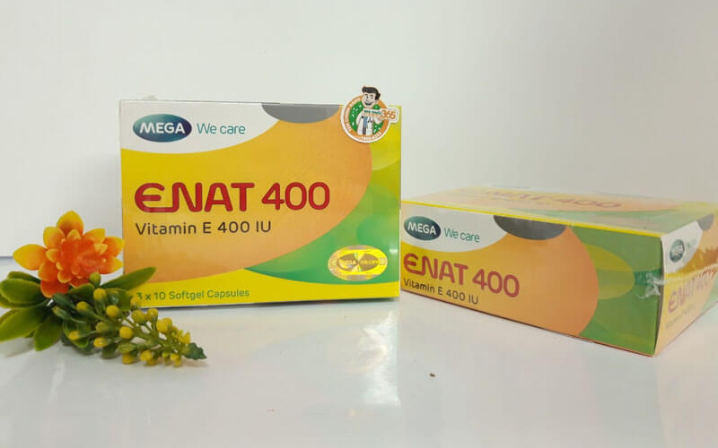 Viên nén vitamin E Enat 400.  (Ảnh: Sưu tầm Internet)