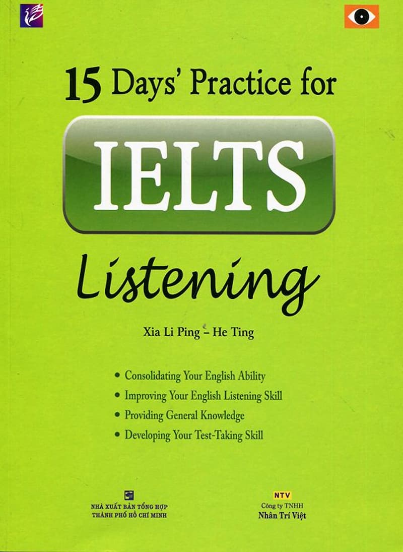 15 Days Practice for IELTS Listening. (Ảnh: Sưu tầm internet)