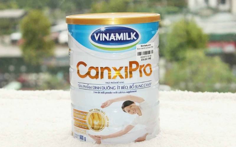 Sữa Vinamilk CanxiPro. (Ảnh: Sưu tầm Internet)