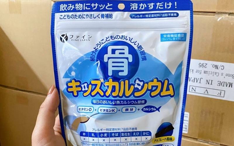 Thuốc canxi cá tuyết Nhật Bản. (Ảnh: Sưu tầm Internet)