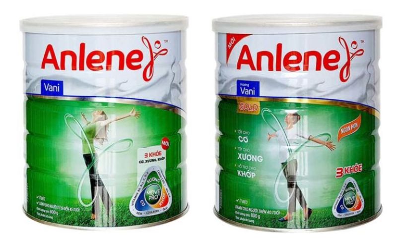 Sữa Anlene của hãng Fonterra giúp phòng tránh các bệnh về xương khớp. (Ảnh: Sưu tầm Internet)