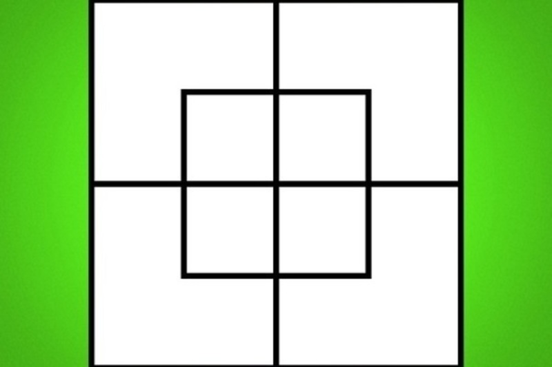 Đếm hình vuông (Nguồn ảnh: Sưu tầm internet)