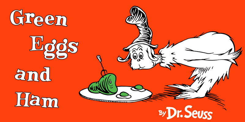 “Trứng xanh và giăm bông” của Tiến sĩ Seuss.  (Ảnh: Sưu tầm Internet)