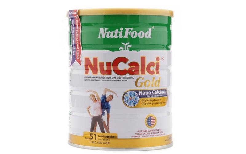 Sữa bột Nucalci chứa nhiều vitamin tốt cho sức khỏe. (Ảnh: Sưu tầm Internet)