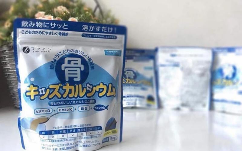 Sữa bột canxi cá tuyết của Nhật Bản chiết xuất từ tự nhiên. (Ảnh: Sưu tầm Internet)