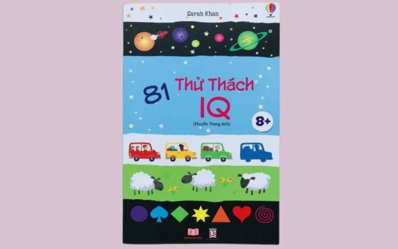 Sách dạy bé 3 tuổi - 81 thử thách IQ. (Ảnh: Sưu tầm Internet)