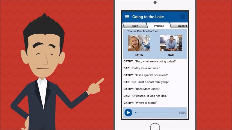 Luyện nói tiếng Anh hiệu quả cùng app Learn English By Conversation. (ảnh: Sưu tầm internet)