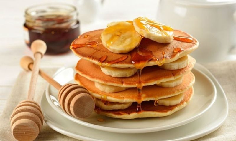 Pancake bí đỏ ăn vừa lạ miệng vừa bổ dưỡng. (Nguồn: Internet)