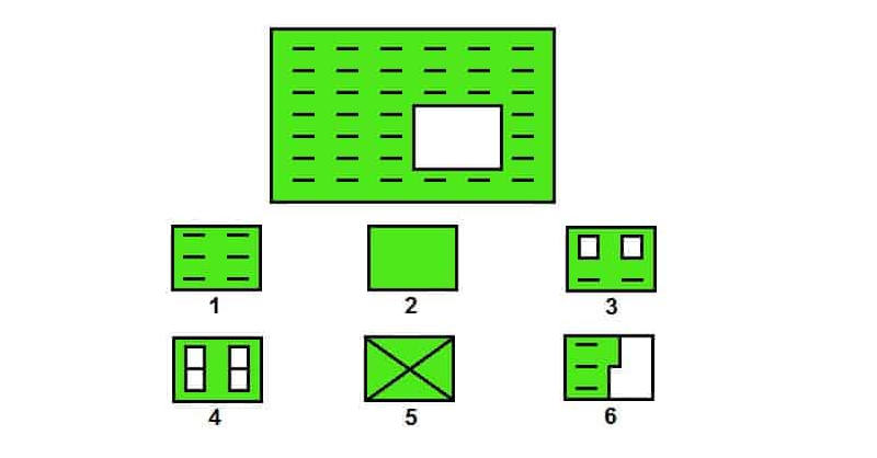 Bài tập toán về nhận diện hình khối, màu sắc. (Ảnh: Sưu tầm internet)