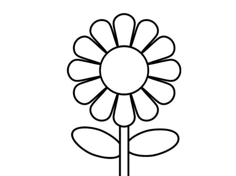 Color the flower shape.  (Photo: Internet Collection)