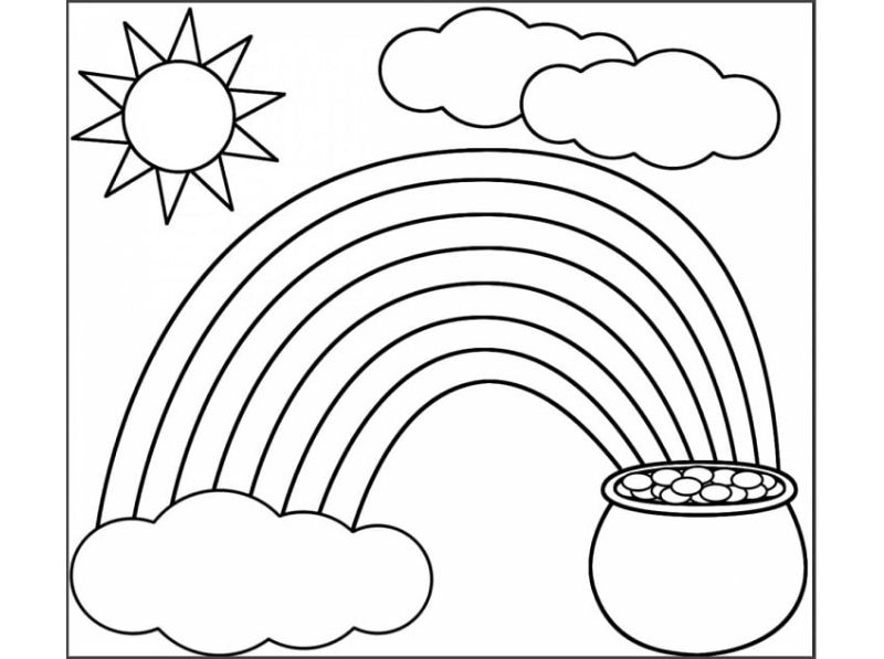 Coloring pictures for kids are very simple.  (Photo: Internet Collection)