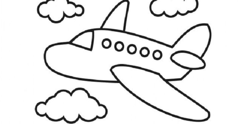 Color the plane.  (Photo: Internet Collection)