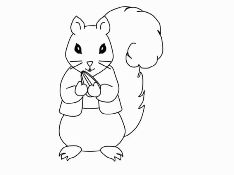 Cute animal coloring pages for kids.  (Photo: Internet Collection) 