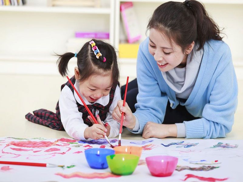 Some notes to help children learn to color effectively.  (Photo: Internet Collection)