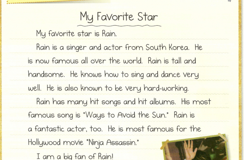 Chủ đề My favourite star sẽ giúp bé thêm nỗ lực để thực hiện được ước mơ của mình. (Ảnh: Sưu tầm Internet)