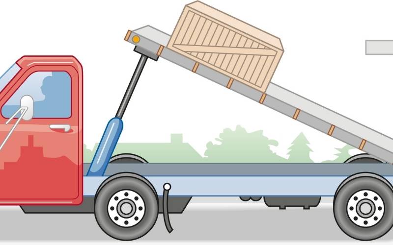 Mặt phẳng nghiêng giúp di chuyển đồ vật lên xe dễ dàng. (Ảnh: Shutterstock.com)