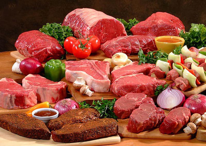 Thịt là nguồn thực phẩm bổ sung canxi dồi dào. (Ảnh: Sưu tầm Internet)