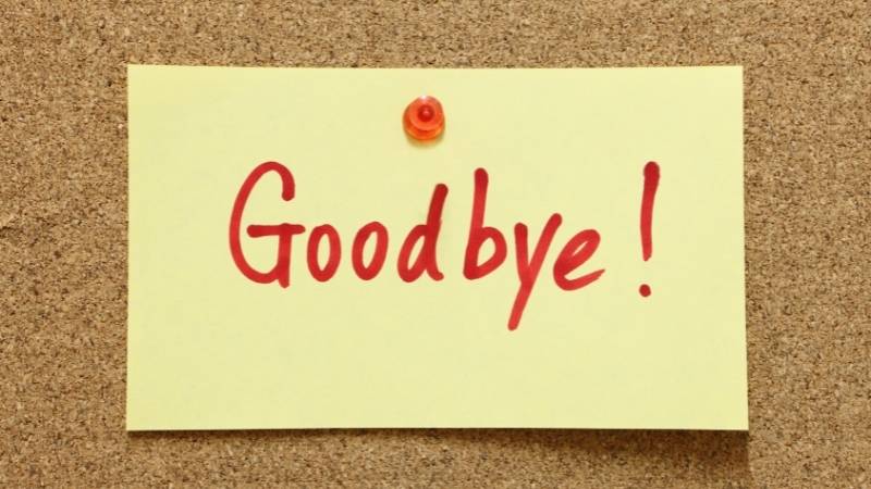 Goodbye - Cách nói lời tạm biệt trong tiếng Anh.  (Ảnh: Canva)