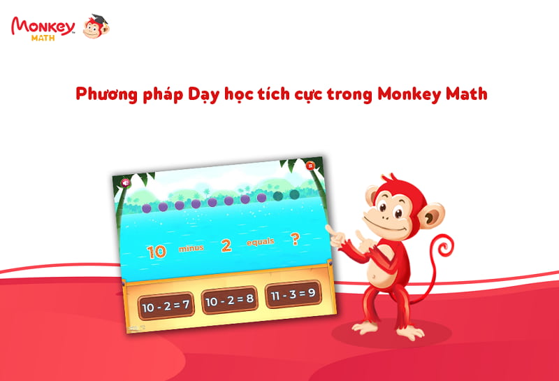 Dạy bé xíu học tập toán theo đuổi cách thức tốt với Monkey Math. (Ảnh: Monkey)