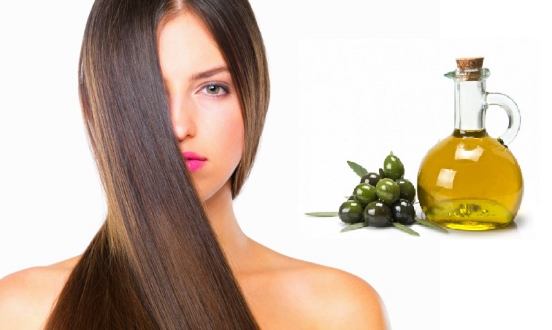 Ủ tóc với dầu oliu và viên vitamin B5.  (Ảnh: Sưu tầm Internet)