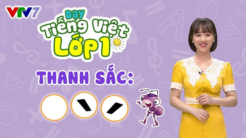 Dấu huyền và dấu sắc dễ bị nhầm lẫn nhất trong tiếng Việt. (Ảnh: VTV7)