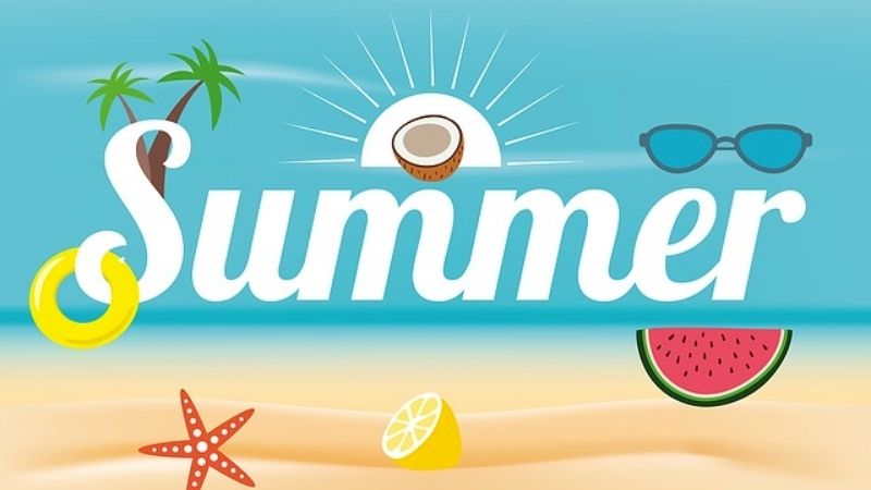 Chủ đề My summer cho bé học nói tiếng Anh. (Ảnh: Sưu tầm Internet)