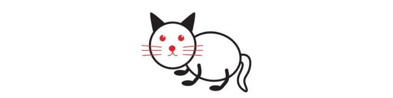 6 cách dạy bé vẽ con mèo [Chi tiết các bước + ảnh minh họa]