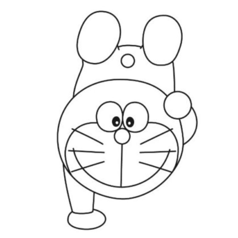 Hình vẽ doraemon cách vẽ nhân vật hoạt hình doremon đơn giản cute nhất