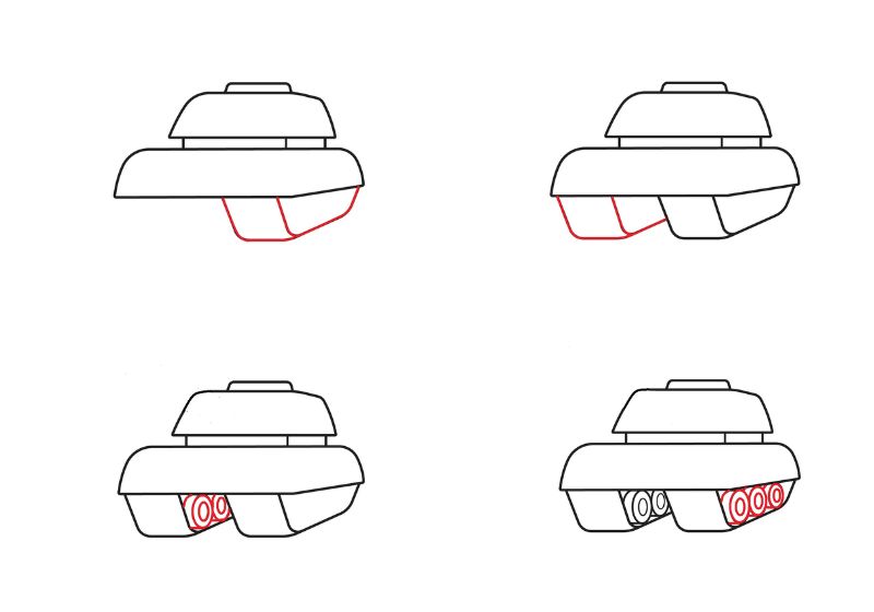 Dạy bé vẽ xe tăng đơn giản nhất [từng bước vẽ + tranh mẫu]